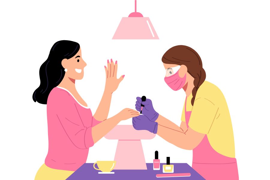 Rin Nails sẽ khắc phục lỗi ngay tại tiệm cho đến khách hàng thật sự hài lòng