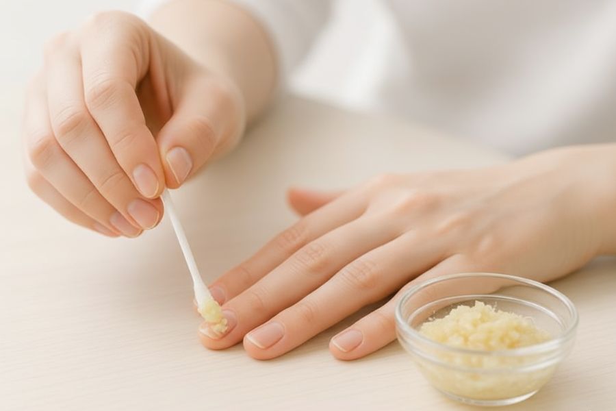 Tỏi giàu allicin và selen là thần dược tự nhiên giúp kháng khuẩn, chống nấm móng