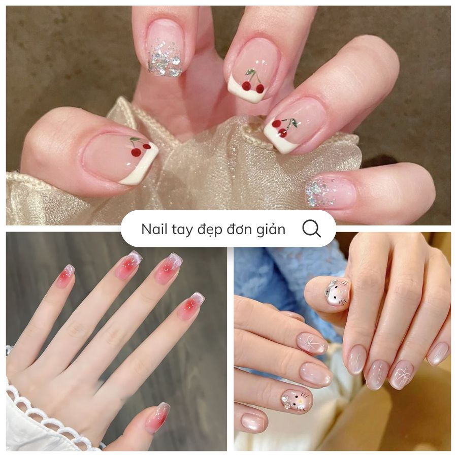 30+ Mẫu Nail Tay Đẹp Đơn Giản, Nhẹ Nhàng Mà Cuốn Hút