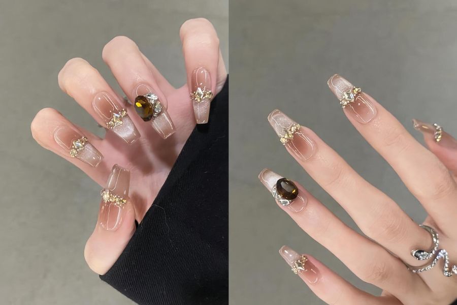 Rin Nails hứa hẹn mang đến những bộ nail đính đá vừa ý bạn nhất