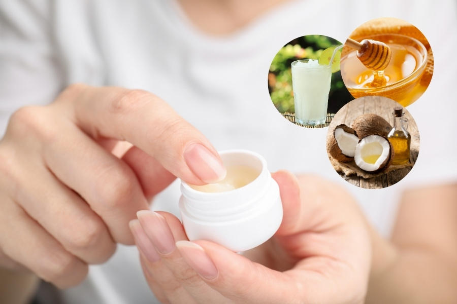 Kết hợp Vaseline với các nguyên liệu tự nhiên giúp tăng hiệu quả dưỡng móng