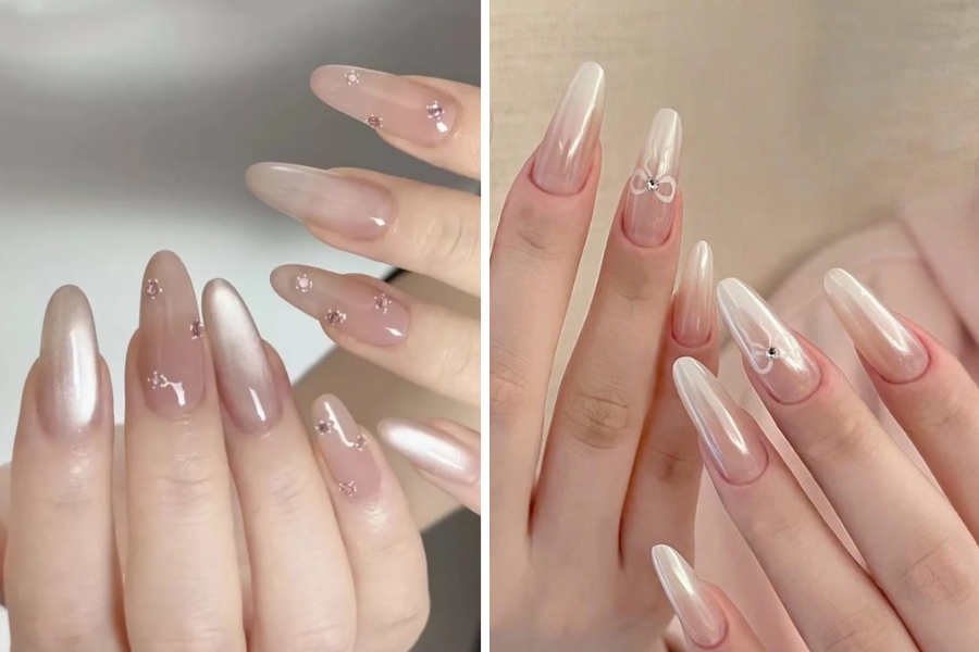 Mẫu nail cô dâu tinh tế, thanh lịch trong ngày đặc biệt