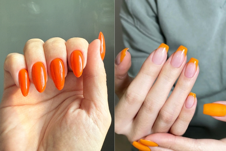 Nail cam san hô rực rỡ tôn da và tràn đầy sức sống