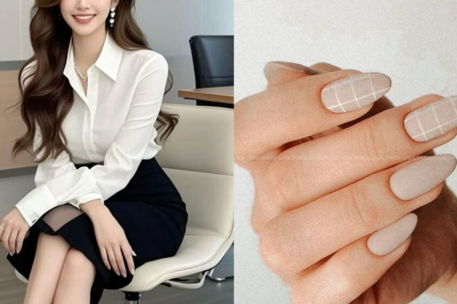 Phối màu nail hài hòa với trang phục và phụ kiện để tôn da và tăng vẻ thời thượng