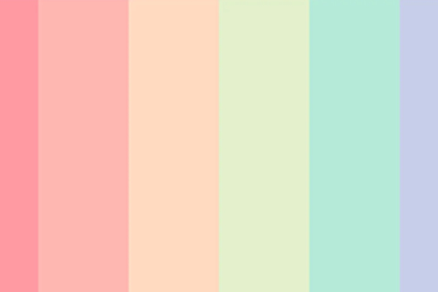 Tông pastel nhẹ nữ tính, đặc biệt tôn làn da ngăm thêm rạng rỡ