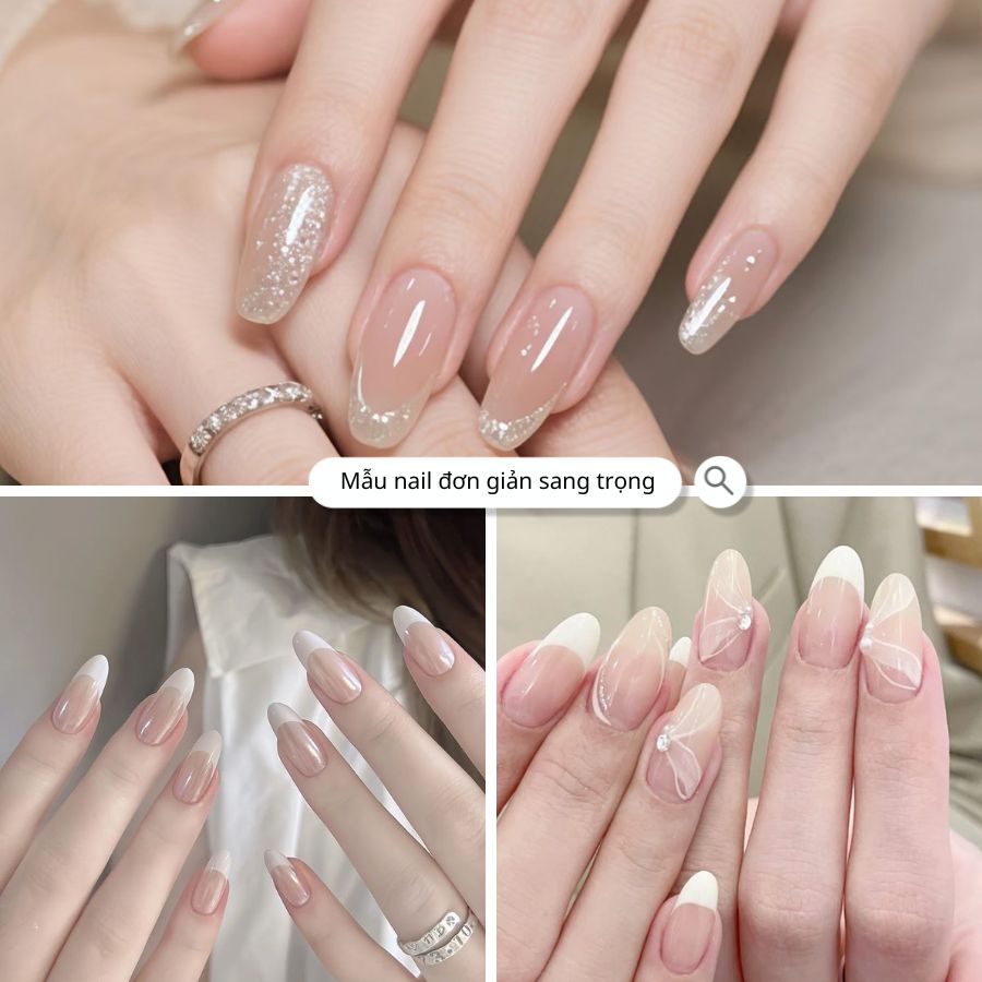 Thử ngay 33+ mẫu nail đơn giản sang trọng cho nàng thanh lịch
