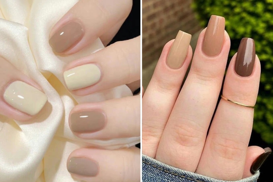 Nail màu nude thanh lịch, phù hợp với mọi tông da và dịp