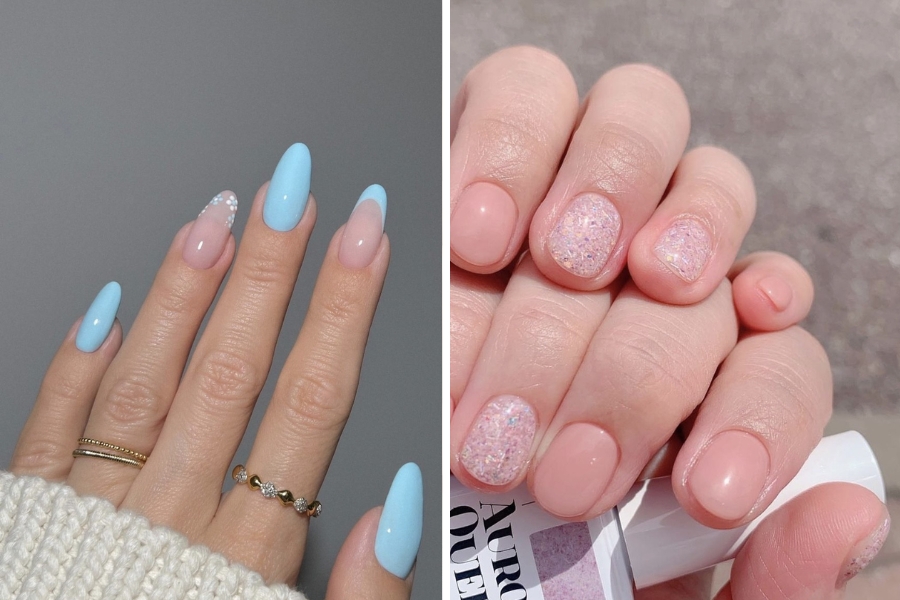 Baby blue, lilac hay butter yellow tạo cảm giác dịu dàng