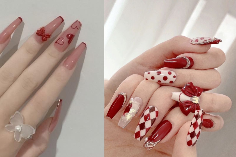 Bảo vệ móng tay đúng cách giúp màu đỏ tươi bền đẹp và lâu trôi