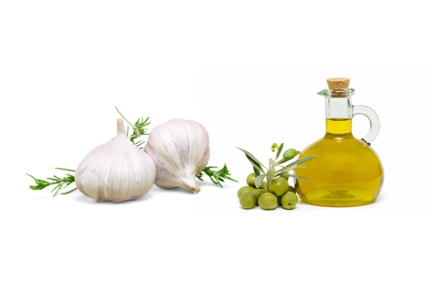 Bộ đôi tỏi và dầu oliu vừa dưỡng móng vừa ngừa bệnh cho móng