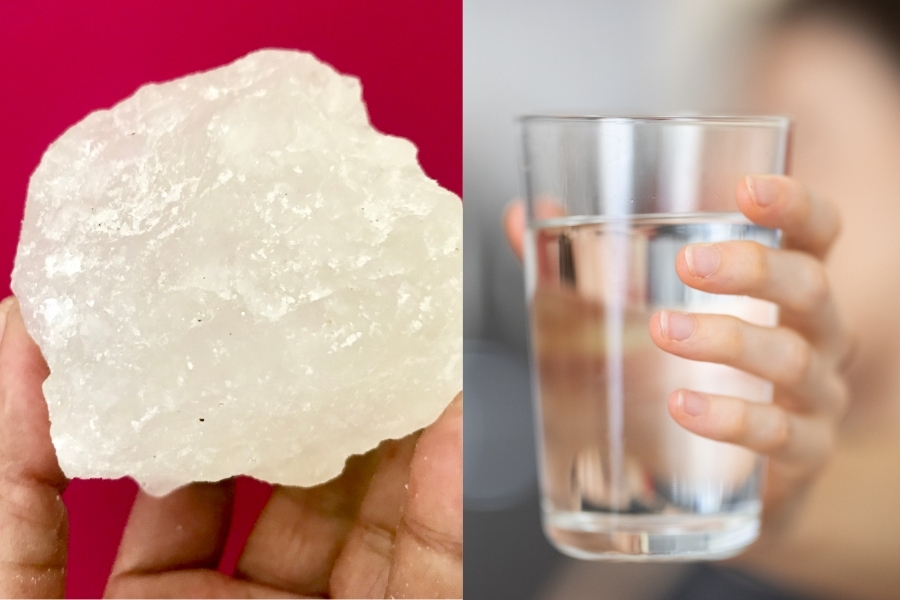 Ngâm móng tay với phèn chua